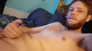 Me stroking my cock