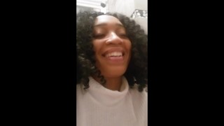 AMATEUR EBONY TRY ANAL WITH DILDO 1ST TIME.. TRYING NOT TO GET CAUGHT IN AM