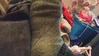 Browning sock tease
