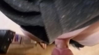 Fucking fleshlight ends in creampie