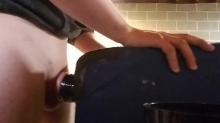 Fucking fleshlight ends in creampie