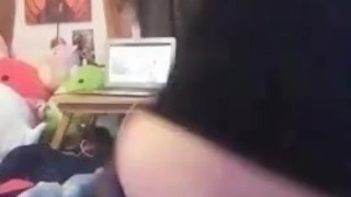Cosplay Queen Spanks Herself Silly