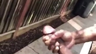 He was standing outside spreading his sweaty ass cheeks for me.. so I 