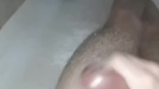 College Athlete Cums In Shower