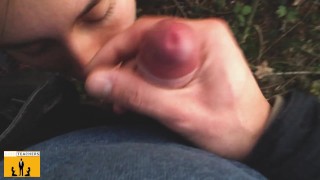 Russian girl made a blowjob in German park (outdoor porn) nov/2019