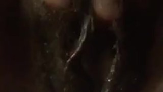 POV Close up Playing with wet ebony milf pussy under covid lockdown