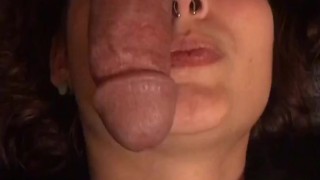 My face is his personal cock table
