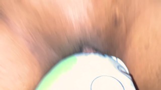 Big clit bitch humping on her pillow