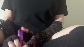 Toy Review in knee highs! - Voodoo Pocket Pleasure Vibrator