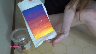 DestinationKat Paints With Her Pussy