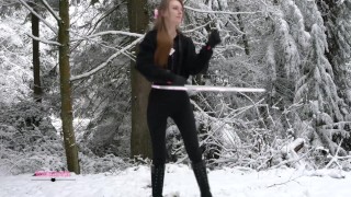 DestinationKat Hoops In The Snow