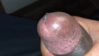 Randomly jerking my hard dick in my hotel room 