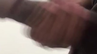 Bathroom masturbation 