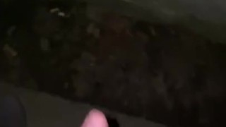 Last night of freedom before lockdown having a wank with big cumshot 