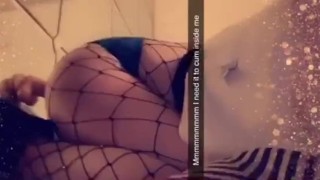 Slowly sliding toy in my wet pussy