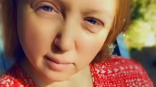 Spy on the Neighbor: Big Natural Tits in the Sun
