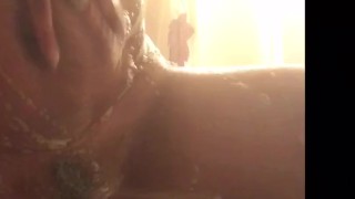 BUSTY HORNY SLUT Watch her FUK herself on the Floor 