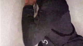 giving my dildo the throat
