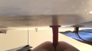 Shower Time! Trans Girl Solo Dildo Play
