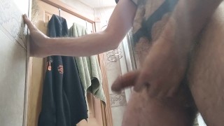 Devilishly Handsome Man Strokes His Thick Cock!