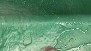 Stroking BBC In The Shower