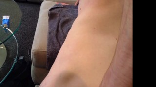 Amateur Guy Takes Massive Dildo in ass Hard Fucked by Machine and Big Cum