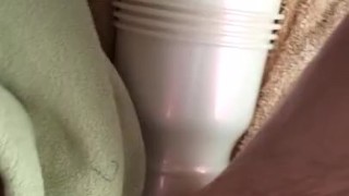 Fuck and cum inside riley reid fleshlight 