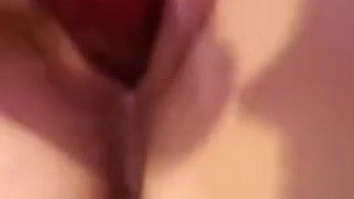 First time Butt plug dildo fuckin my ass n wet pussy