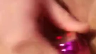 First time Butt plug dildo fuckin my ass n wet pussy