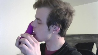 Deep Throat Purple Dildo