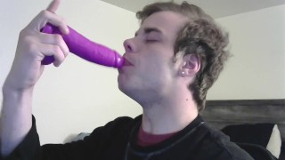 Deep Throat Purple Dildo