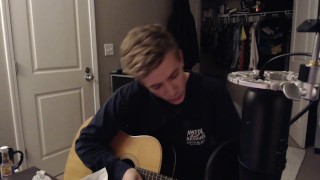 Stepbro plays guitar and eats a burrito (Foot reveal at 20 subs)