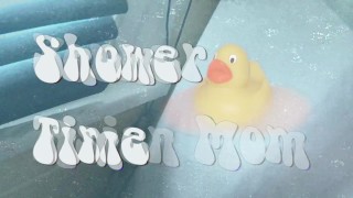 Young Asian  Caught in Shower