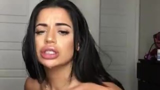 PAWG MILF SLOPPY DILDO SUCKING 