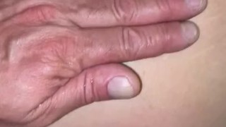 Anal sex bent over bed and she cums