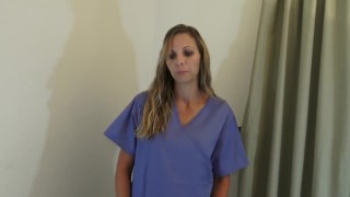 Nurse Helps Get Your Cum Sample to Help With Coronavirus Covid-9 Diagnosis