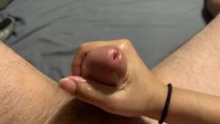 Get your huge cock stroked by milf