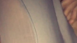 College girl snapchat teasing he titties