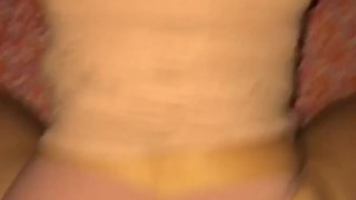 Cumshot on my girls phat ass