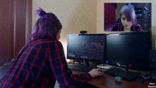 Необычный стрим (с вибратором на дистанционном управлении)