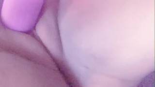 VIBRATOR ON FAT YOUNG PUSSY