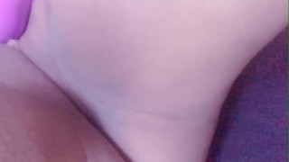 VIBRATOR ON FAT YOUNG PUSSY