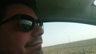 Driving through the empty road of the Venetian country during the pandemic