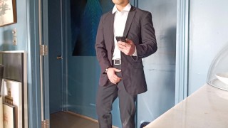 Hot muscular executive husband comes home from work hard and horny part 1/2