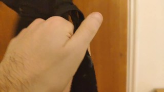 Hotwife returns from date night with cum on her panties