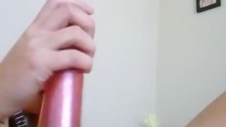 Can't wait for Boyfriend to Cum home so I started alone.
