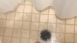 Caught in GYM SHOWER W/ Cumshot