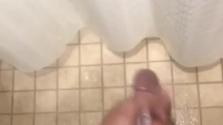 Caught in GYM SHOWER W/ Cumshot