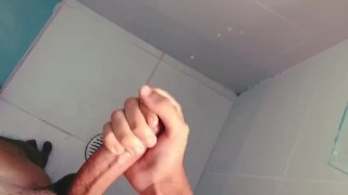 I JERKED OFF IN MY STEP-SISTERS BATHROOM! (ALMOST CAUGHT)