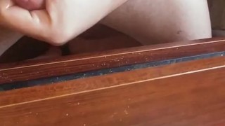 Rubbing One Out At The Desk